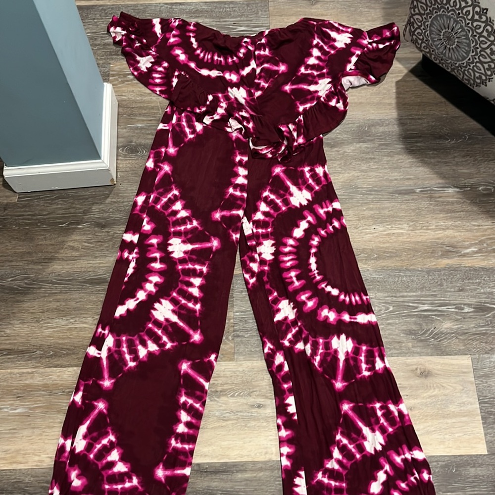 Re Vava Tie dye one piece romper size small